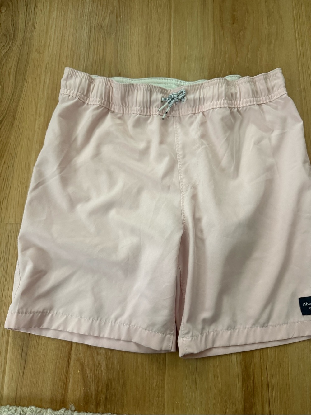 Abercrombie kids 11-12 Light Pink Swim Shorts with Drawstring